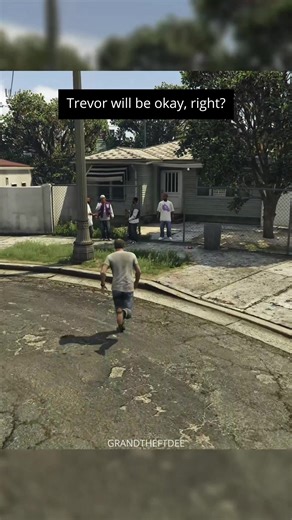 Trevor went to the wrong hood 😂 #gtaonline #gta5online #gta5 #gtaviral #fail