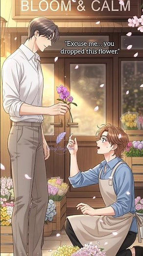 Like a Fallen Flower… I Fell for His Smile 🌸 | BL Mpreg Love Story Part 1#story #viral #manhwa