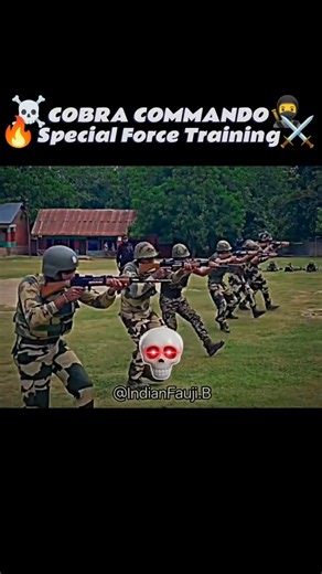 🥷Cobra Commando Special Force Training⚔️🔥☠️ #specialforces #cobra #commando #army #training #crpf
