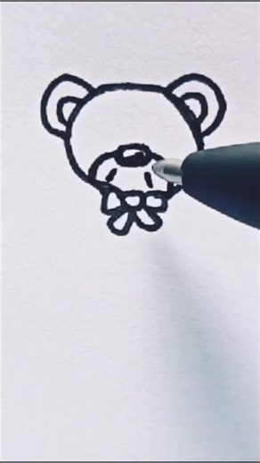 How to draw a cute teddy bear / Easy drawing.