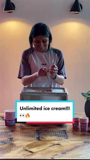 Our new Mini Electric Ice Roll Machine means you can make unlimited ice cream from home…👀🔥 Get yours by clicking the link in our bio😁 #fyp #foryou #viral #unlimited #unlimitedicecream #musthave #householdessentials #kitchenessentials #satisfying #icecreammachine #icecream #icerolls #pannice