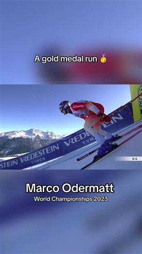 Marco Odermatt's Gold Medal Run at World Championships 2023