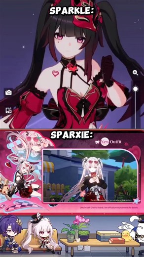 sparkle and sparxie outfit honkai star rail