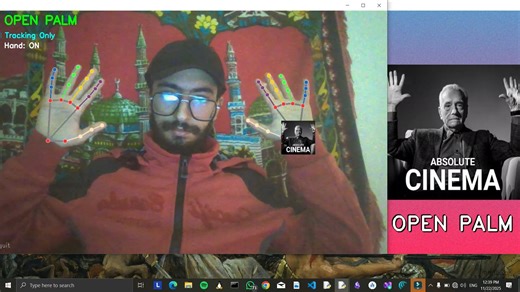 Adham Omar | Real-time Emoji Display based on Camera Pose and Facial Expression Detection Using MediaPipe for Face Mesh and Hand Tracking inspired by... | Instagram