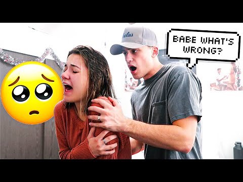 SCREAMING IN PAIN AND THEN “PASSING OUT” PRANK ON MY HUSBAND!! *CUTE REACTION*