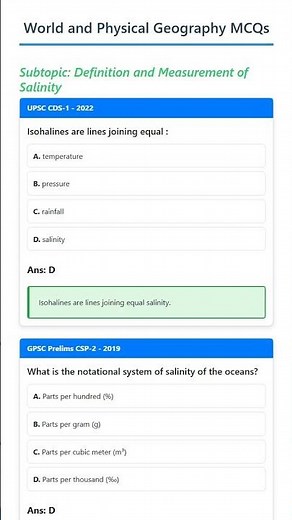 Definition and Measurement of Salinity