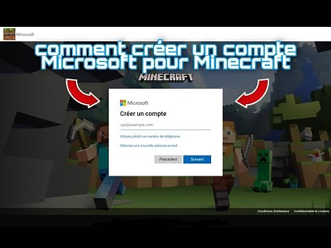 COMMENT AVOIR UN COMPTE MICROSOFT POUR MINECRAFT