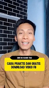 Cara download video facebook dengan kualitas jernih #download #video | Ahmad Bakir
