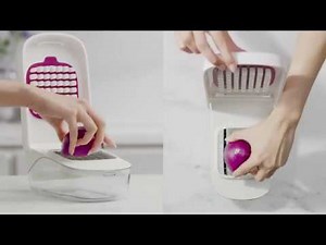 OXO Vegetable Chopper with Easy-Pour Opening