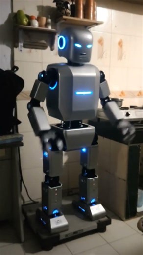 transformation of fridge robot