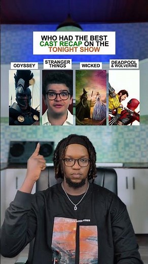 Who Had The Best Cast Recap On The Tonight Show: The Odyssey, STRANGER THINGS, Wicked Song #shorts