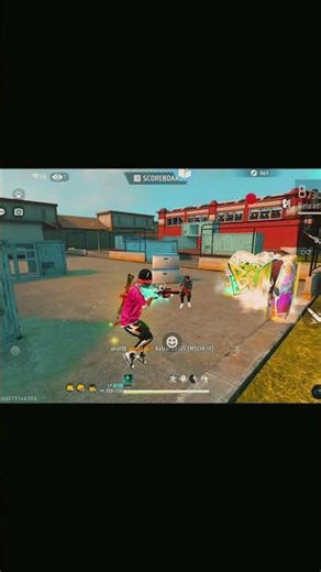 free fire game play with keyboard and mouse in redmi note 13 5g #freefire #shorts