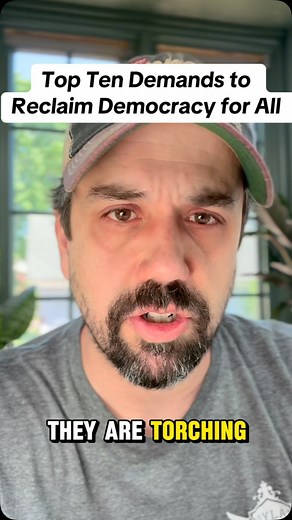 Top Ten demands to reclaim democracy for all What would you add? I’m not sure our politicians are ready for term limits or banning stock trading but those are on my personal list | If Not Us, Then Who?