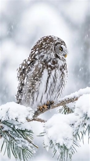 Pygmy owl in winter #birds | Bird Species