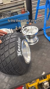 5.5” on a 7” rim … fitted to Jon’s Playboy Blue Hustler Fatboy Trike minibike #hoosier #stretchedtires | Hustler Minibikes NZ