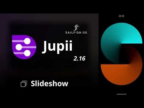 Slideshow feature in Jupii 2.16 for Sailfish OS