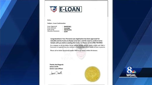 You didn't apply for a personal loan. Why are you getting a message saying you've been approved?