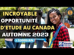Etudier gratuitement au Quebec Canada en 2023