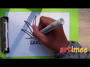 EASY & SIMPLE DRAW || How to Draw Grass