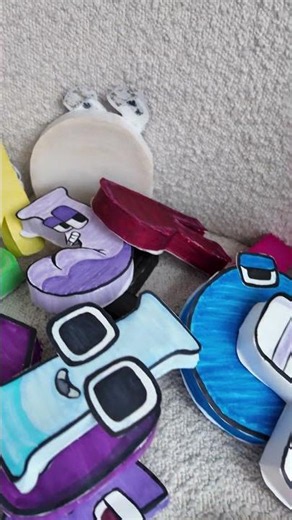 L M N Paper Craft from Alphabet Lore #diy