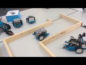 mBot labyrinthe et capteur ultrason simple en 6, 5ème (maze)
