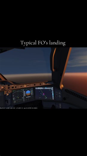 Cut power a little too early but the airplane wanted to spool back up to let me float #aviation #flightsimulator #frankfurt #a350 #fyp