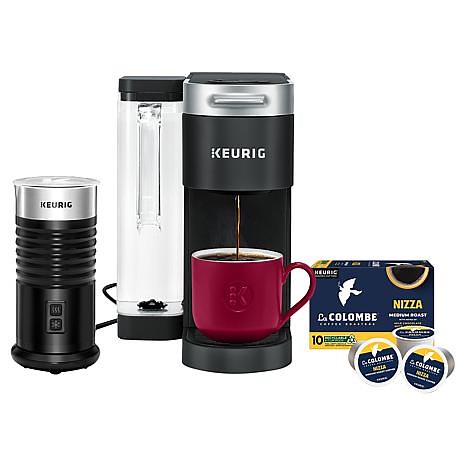 Keurig K-SupremeSingle Serve Coffee Maker with Frother and 10 K-Cups | HSN