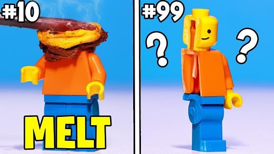 100 Insane Ways to Destroy a LEGO Minifigure