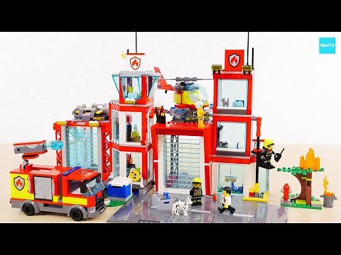 LEGO City Fire Station 60320 Build & Review
