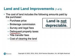 Chapter 9•Plant Assets, Natural Resources and Intangibles•Part 1•LO1