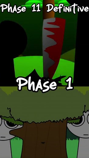 Mr. Tree to Sprunki The Definitive Phase 11 and Phase 1 retake #shorts
