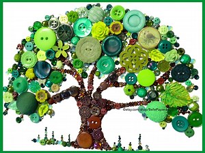 112 reactions · 26 shares | Button & Swarovski Old Southern Oak Tree! ~Belle Papiers - Button Art & Calligraphy by Laura Bell #buttonart | Belle Papiers - Button Art & Calligraphy by Laura Bell | Facebook