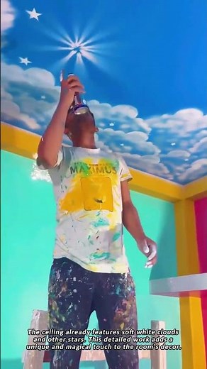 Artist Creates an Amazing Sky Ceiling Mural