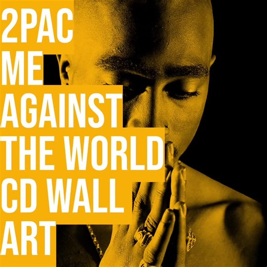 2Pac – CD Wall Art Me Against the World Reflective, powerful, and deeply personal 🔥🎤 This Me Against the World CD wall art isn’t just décor — it’s 2Pac at his most introspective and emotionally raw. Blending vulnerability with defiance, this display captures a defining moment where pain, pressure, and poetic honesty collided ⚡✨ Soulful production, heartfelt storytelling, and unmistakable presence turned this into one of hip-hop’s most respected classics. It’s thoughtful, intense, and timeless.