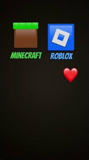 Minecraft vs Roblox (short video)