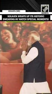 Watch special moments as Suvendu Adhikari swears-in as first BJP CM of West Bengal in grand ceremony