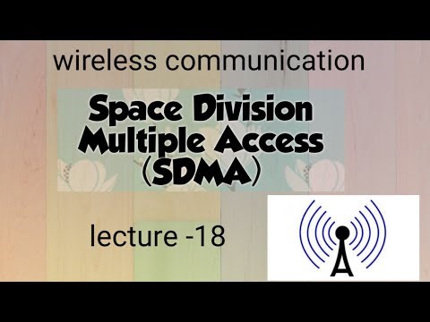 Space Division Multiple Access (SDMA) (Wireless communication , lecture -18)