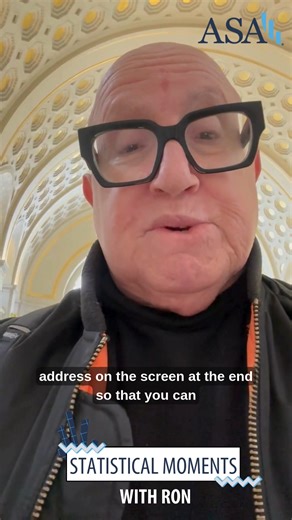 ASA’s Executive Director Ron Wasserstein shares a new Statistical Moments video from Washington, DC’s, Union Station as he heads to New York City to meet with ASA chapter leaders. Inspired by travel, he reflects on the ASA’s Transportation Statistics Interest Group and the many other ASA interest groups that help members (and even nonmembers) connect around shared interests in statistics and data science. He highlights how easy it is to join—or even start—an interest group and encourages the com