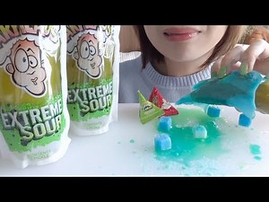 【SUBTITLED】EXTREME SOUR PICKLE CHALLENGE【ASMR/EATINGSOUNDS】