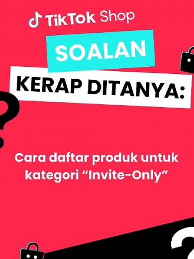 [SELLERS] Tengok tutorial cara untuk apply Invite-Only ni di Seller Center. Sellers, hanya apply di Qualification Center sahaja & masukkan dokumen sokongan yang ada nama syarikat anda! #TikTokShopMalaysia #SoalJawabPenjualTTS #TikTokGuru #LearnOnTikTok