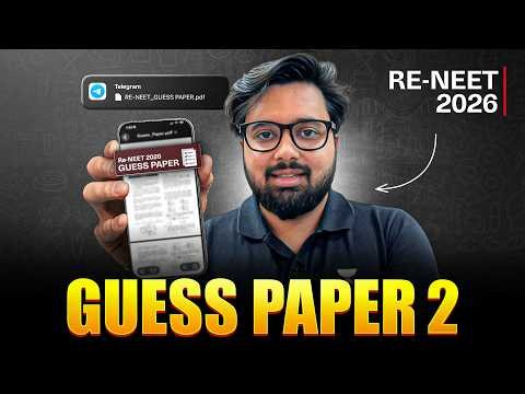 90 Most Expected Biology Questions for RE-NEET 2026 | Guess Paper #2