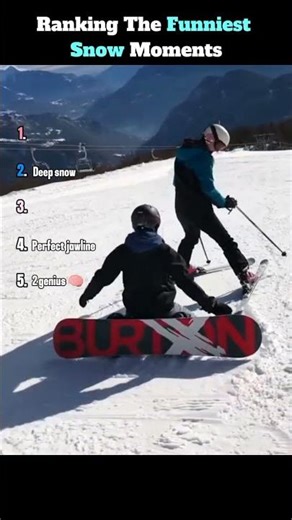 Ranking the funniest snow moments ☃️#happymoments
