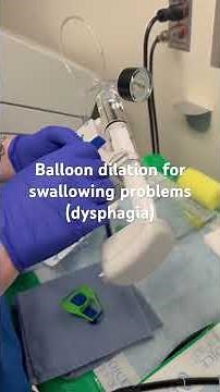 What do we do for patients with swallowing problems? Esophagus balloon set up #swallowingdisorders
