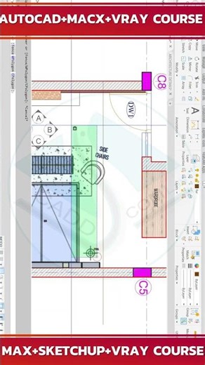 Lecture 17 Interior Design In Autocad 2d With Full Details #Viral#youtube shorts#chatgpt#ai#cadd#ai