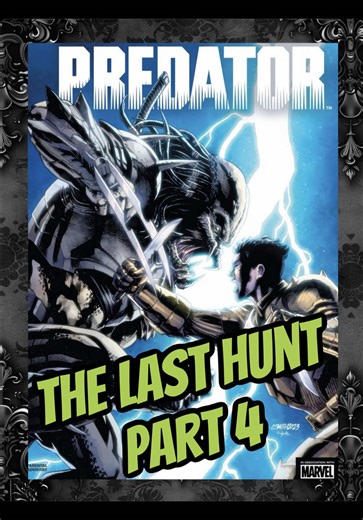 Theta vs Nightmare Predator #alien #yautja #thepredator #alienvspredator #xenomorph