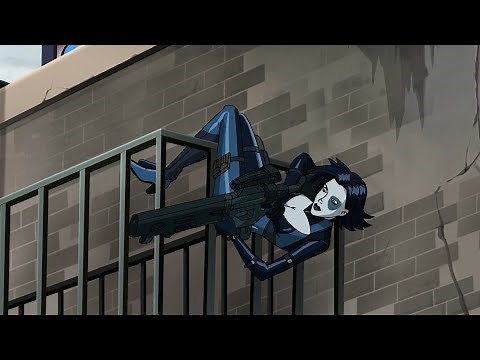 Domino - All Fights Scenes | Wolverine and the X-Men