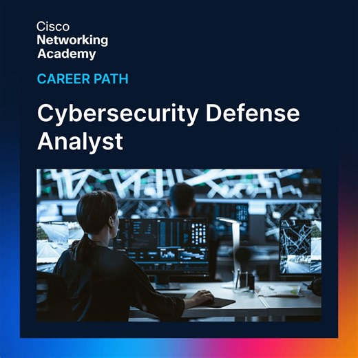 Already in IT? Make cybersecurity your next move.NetAcad’s Cybersecurity Defense Analyst Career Path is made for IT pros and career switchers who want to specialize in security operations. Built by @Splunk, to teach you SOC analyst skills.Start today: https://t.co/BdWYUyicRX
