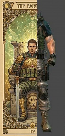 Chris Redfield REV2 tarot card 🃏 #residentevil #chrisredfield #re