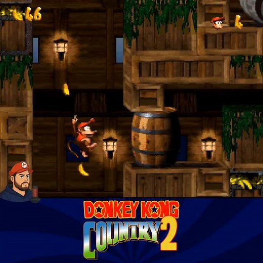 Donkey Kong Country 2 (SNES) Lockjaw's Locker #DonkeyKongCountry #SuperNintendo #snes | Diego Espindola