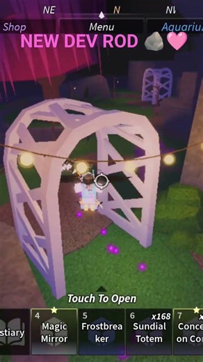 new dev rod in fisch Roblox #fisch #roblox #robloxedit #free #bloxfruits #showcase